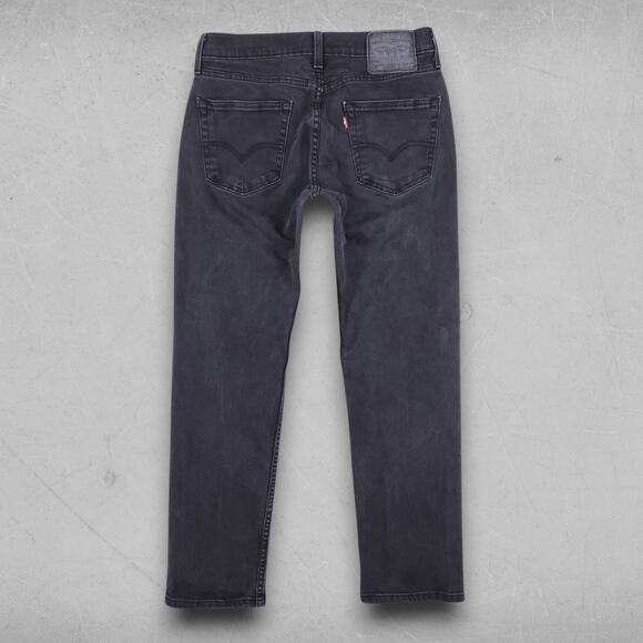 Levi's 505 Jeans Men 29x30 Black Straight Leg Grunge 90s Minimalist Casual Retro - Picture 2 of 14